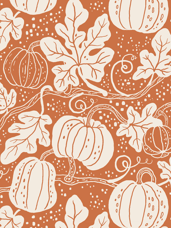 Pumpkin patch pattern